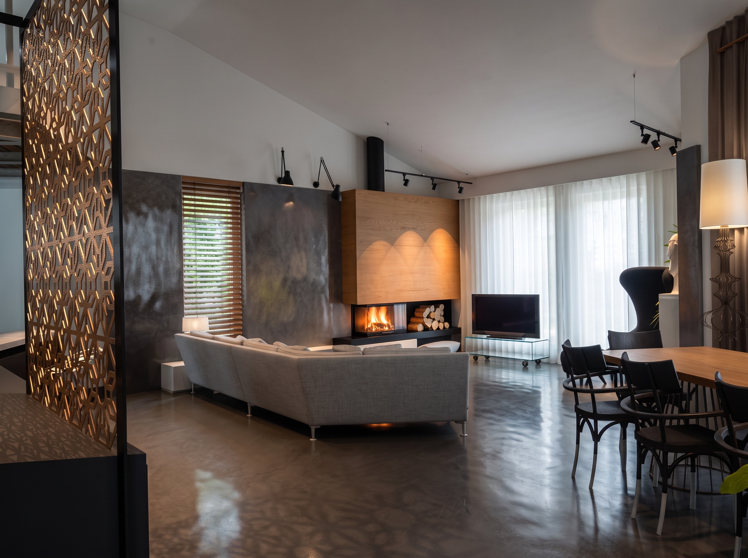 Copper Fretwork Residence