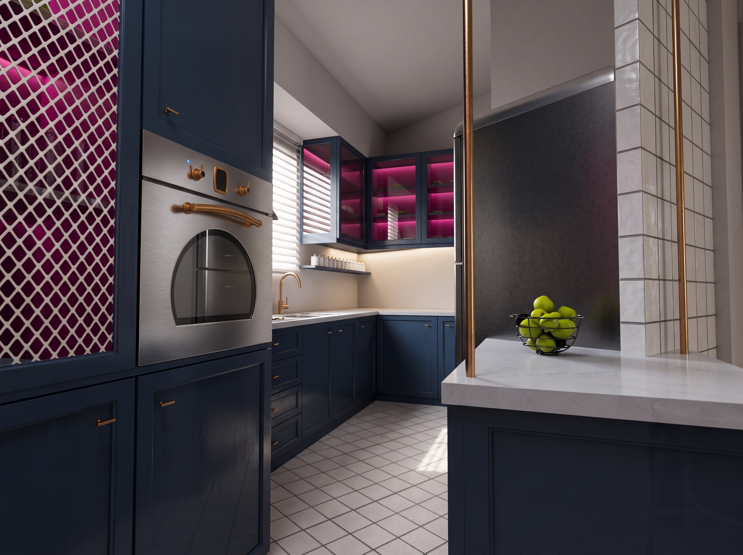Magenta Glass Residence