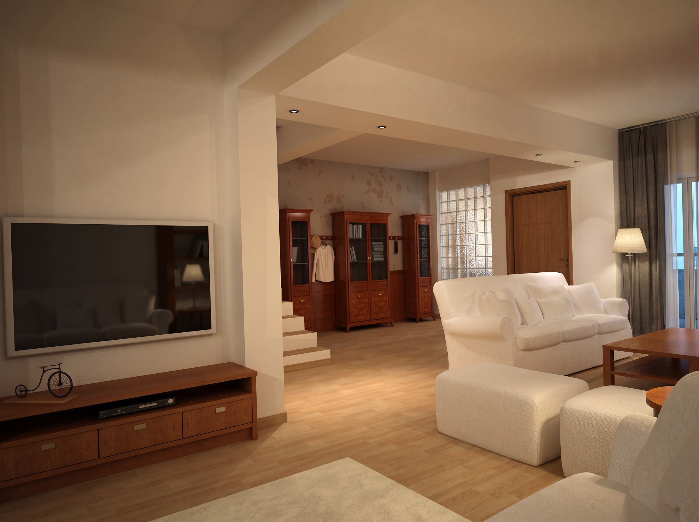 Striped Mantel Residence